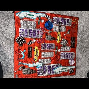 100% authentic Henri bendel satin scarf